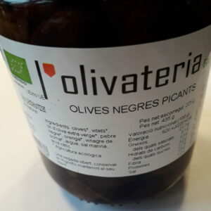 OLIVES NOIRES PIQUANTES 225 GR.