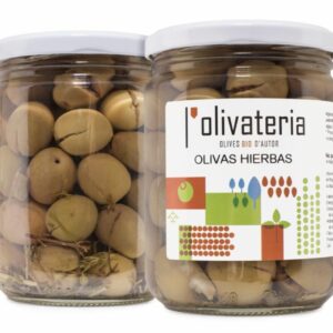 OLIVES VERTES AUX HERBES 225 GR.